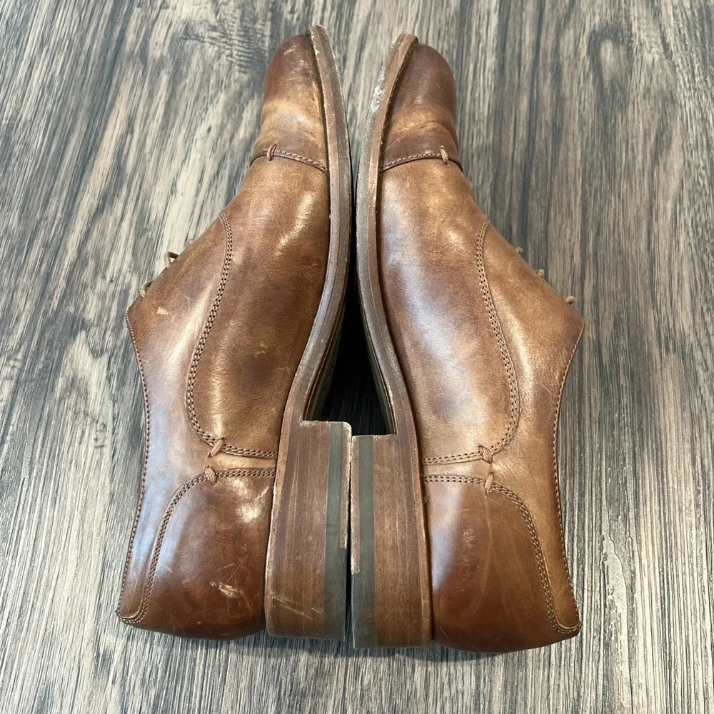 Ariat Two 24 Austen Oxford Lace-Up Brown Smooth Leather Womens Shoes Size 8.5 B